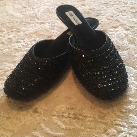 Steve Madden Shoes - Steve Madden Sequined Kitten Heels